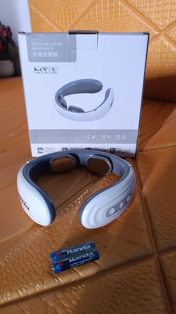 Ecom Biz™ - 2 Heads Smart Electric Neck and Back Pulse Massager